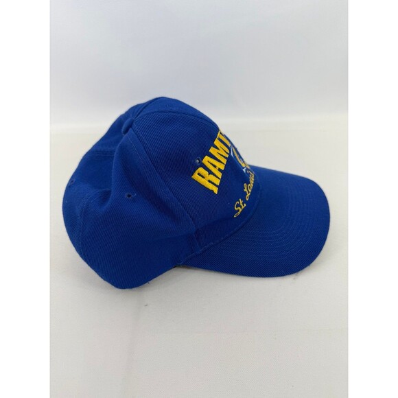 Vintage St. Louis Rams RAMTASTIC Snapback Hat Blue NFL Cap One Size - Picture 2 of 6